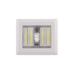 AP Products® 025-040 - Glow Max Series Rectangular 400 Lm Surface Mount LED Double Bulbs Overhead Light With Switch