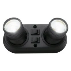 AP Products® - Europa Series Black Housing Surface Mount Incandescent Swivel Reading Light With Switch