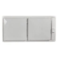 Arcon® 14656 - Economy Series Rectangular Surface Mount Double Bulbs Overhead Light With Switch (11.5"L X 5.5"W X 1.6"D)