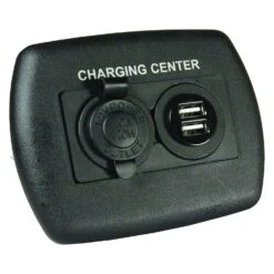 JR Products® 15095 - USB Charging Outlet & Cigarette Outlet