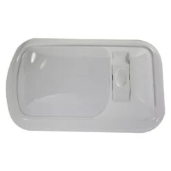 Arcon® 20713 - Euro Style Oblong Surface Mount LED Single Bulb Overhead Light With Switch (8.0"L X 4.8"W)