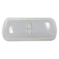 Arcon® 20726 - Euro Style Oblong Surface Mount LED Double Bulbs Overhead Light With Switch (11.0"L X 4.8"W)