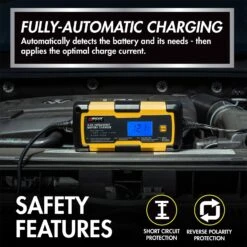 Wagan® 7403 - 6 V/12 V Intelligent Fully Automatic Battery Charger And Maintainer -Auto Lighting Accessories Shop 7403 12