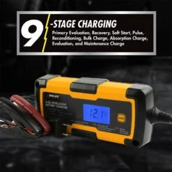 Wagan® 7403 - 6 V/12 V Intelligent Fully Automatic Battery Charger And Maintainer -Auto Lighting Accessories Shop 7403 13