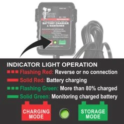 Lectric Limited® - 12 V Compact Battery Charger 9 Lectric Limited® - 12 V Compact Battery Charger -Auto Lighting Accessories Shop bbfc100 4