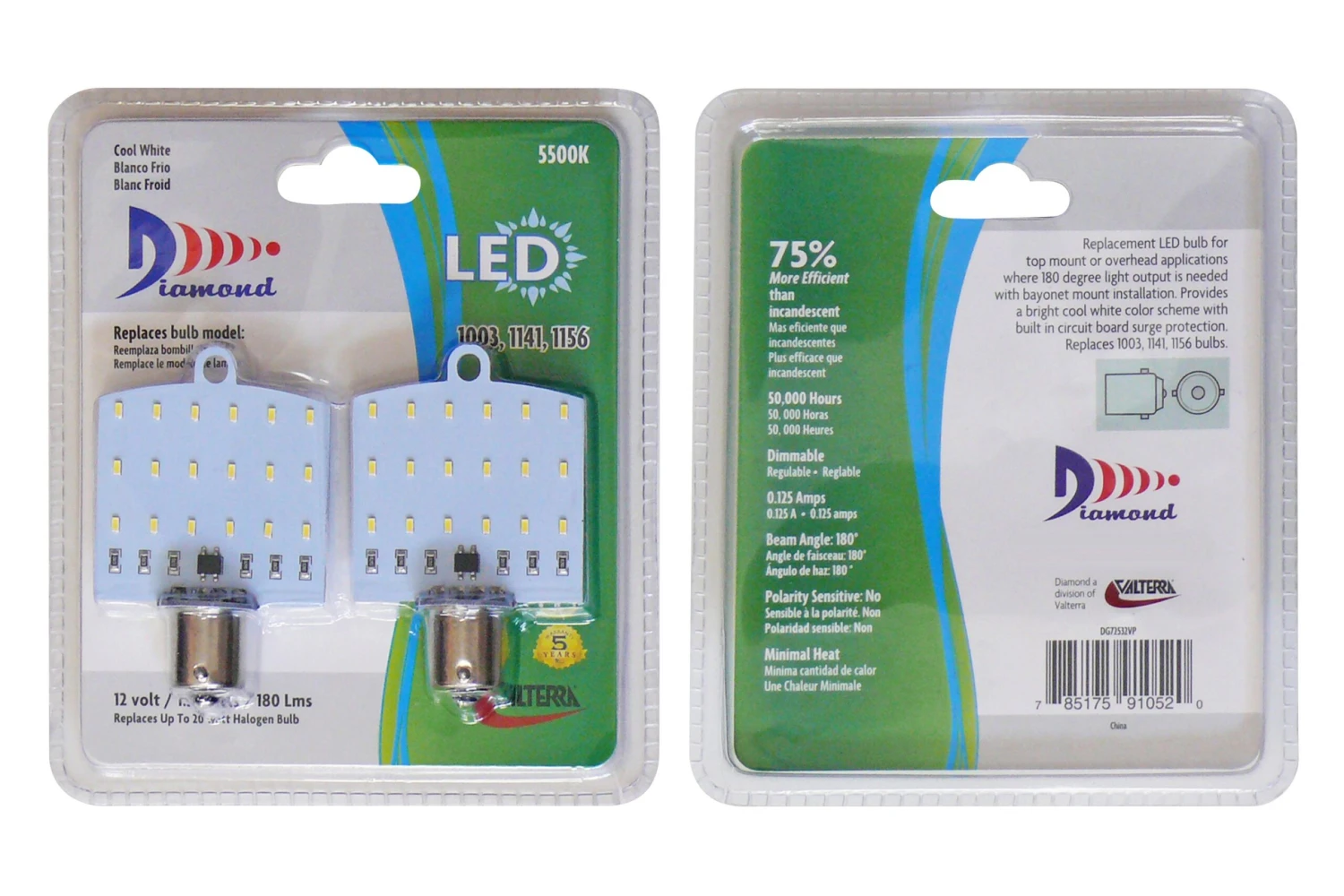 Diamond Group® DG72532VP - 180 Lm 20W Bright White LED Bulb (1141/1156) 5 Diamond Group® DG72532VP - 180 Lm 20W Bright White LED Bulb (1141/1156) - Image 3