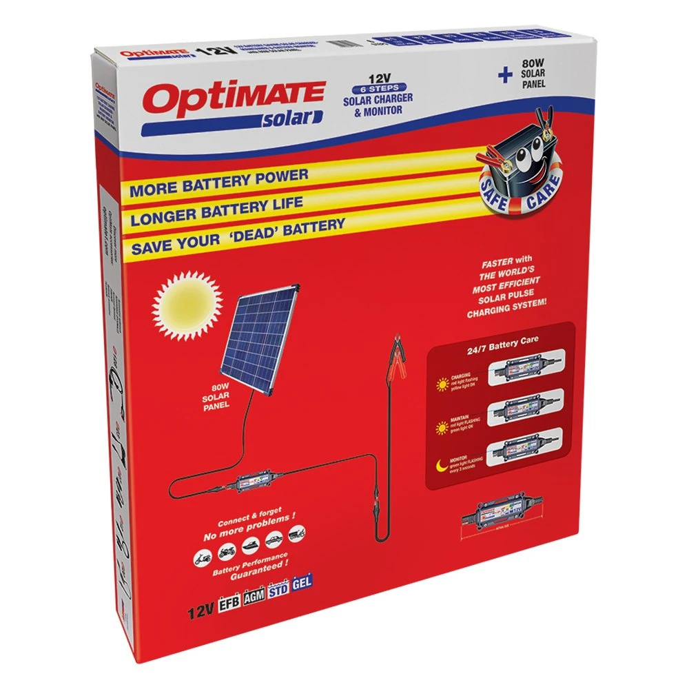 OptiMate® - 12 V 6-Step Sealed Solar Battery Saving Charger And Maintainer 7 OptiMate® - 12 V 6-Step Sealed Solar Battery Saving Charger And Maintainer - Image 5