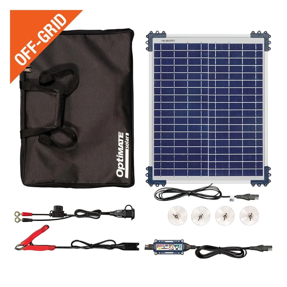 OptiMate® - Solar DUO™ 12 V/12.8 V Smart Sun Powered Charger And Maintainer Travel Kit 4 OptiMate® - Solar DUO™ 12 V/12.8 V Smart Sun Powered Charger And Maintainer Travel Kit - Image 2
